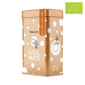Yerbera – Metalldose + Soul Mate Orgánica Anís 0,5 kg