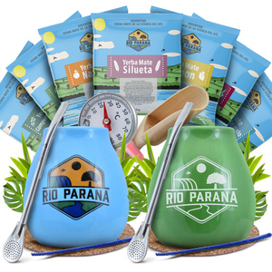 Rio Parana Mate Tee Starter Set für Paar Zubehör