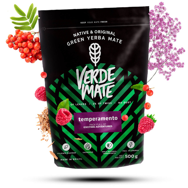 Yerba Verde Mate Katuava Temperamento 1kg Set für zwei Personen