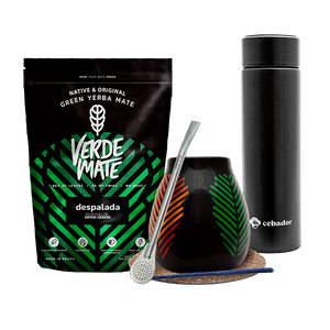 Set Yerba Verde Mate Green 500g Thermosflasche Mate Becher