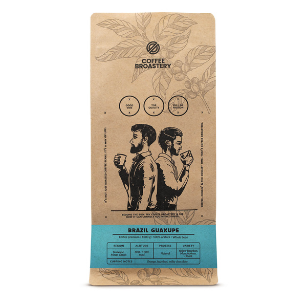 Bro Coffee Roastery - Bohnenkaffee Brazil Guaxupe Premium 1 kg