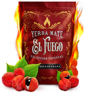 Mate Tee Set El Fuego Energia 500g 0,5kg Yerbomos + Kalebasse + Bombilla