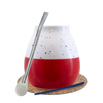 Yerba Mate Einsteigerset LARGE KALABASH bombilla