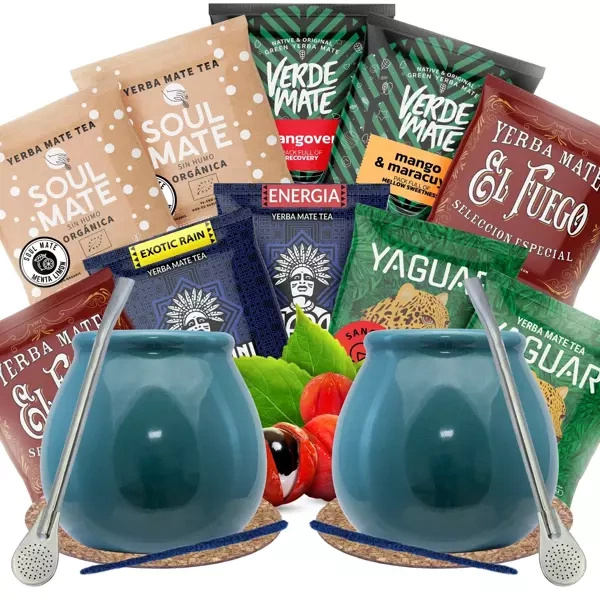 Set 500g Yerba Mate 10 x 50g für zwei Personen