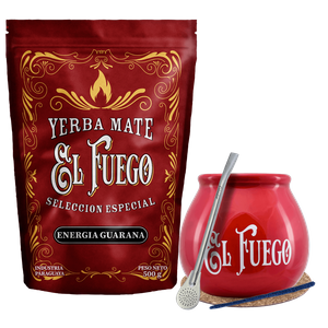 Starter-Set für Yerba Mate El Fuego 500g STARK