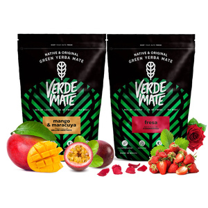 Yerba Verde Mate Mango Maracuja Erdbeere 2x500g