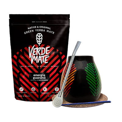 Starter Set Bombilla Mate Becher + Yerba Mate Verde