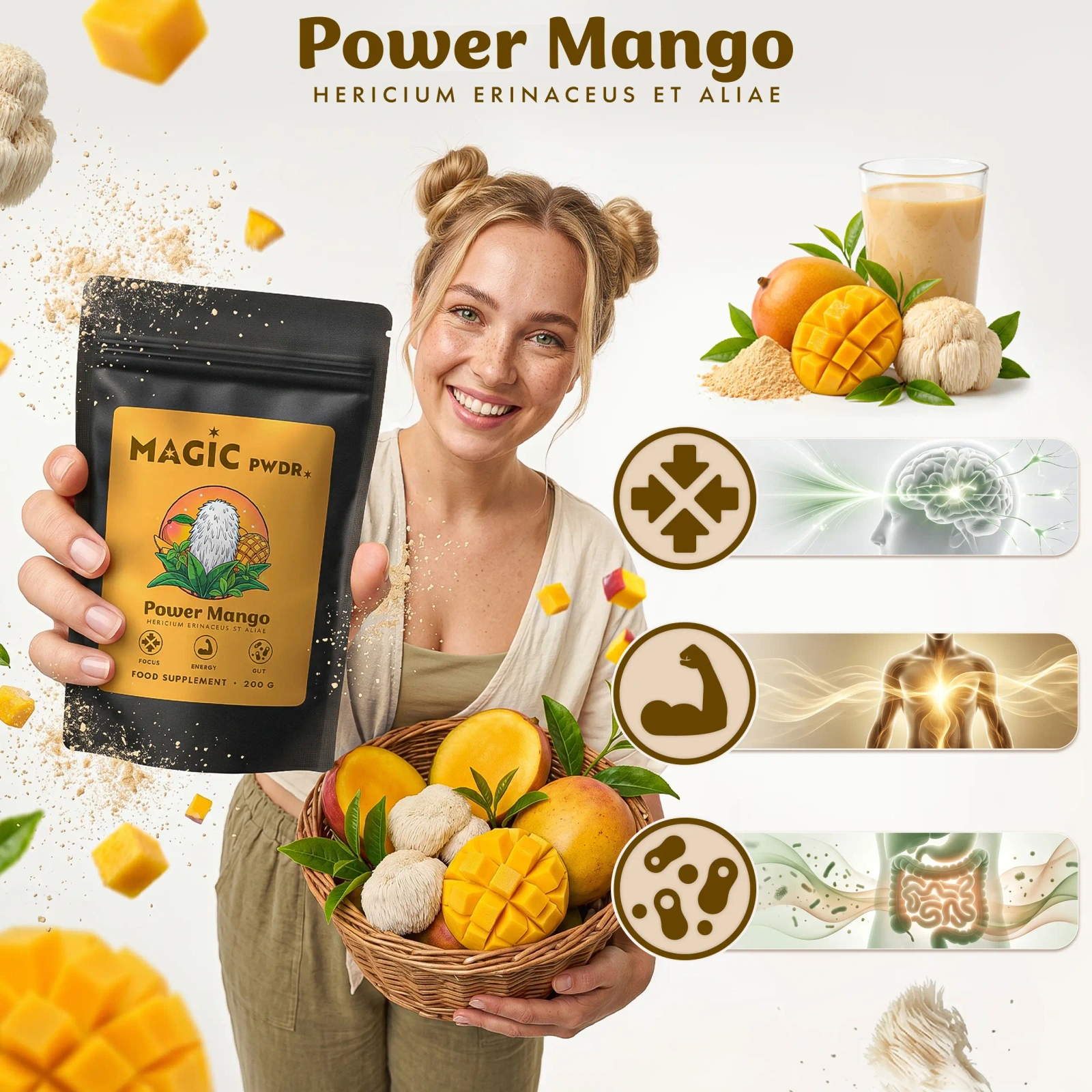 Magic Pwdr Power Yerba & Mango