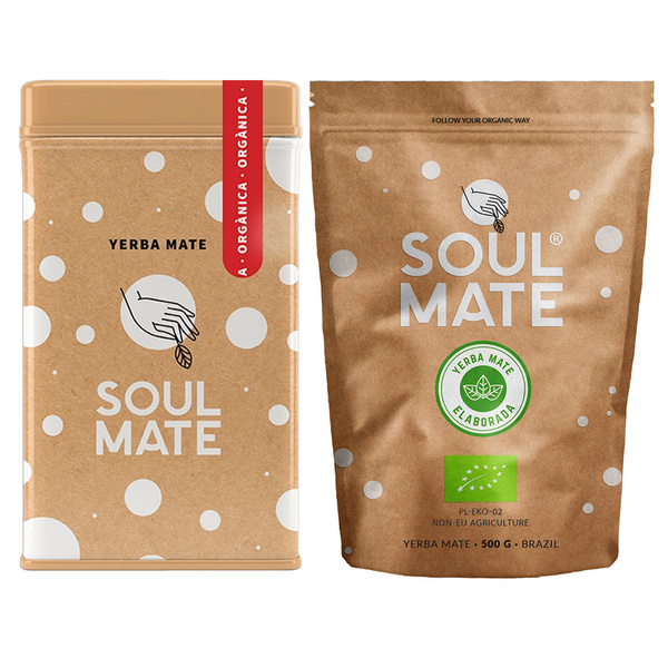 Yerbera Yerba Mate Soul Mate Organica 2x500g