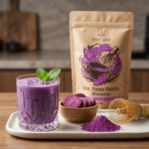 Set farbiger Matchas: Purple Matcha + White Matcha + Pink Matcha