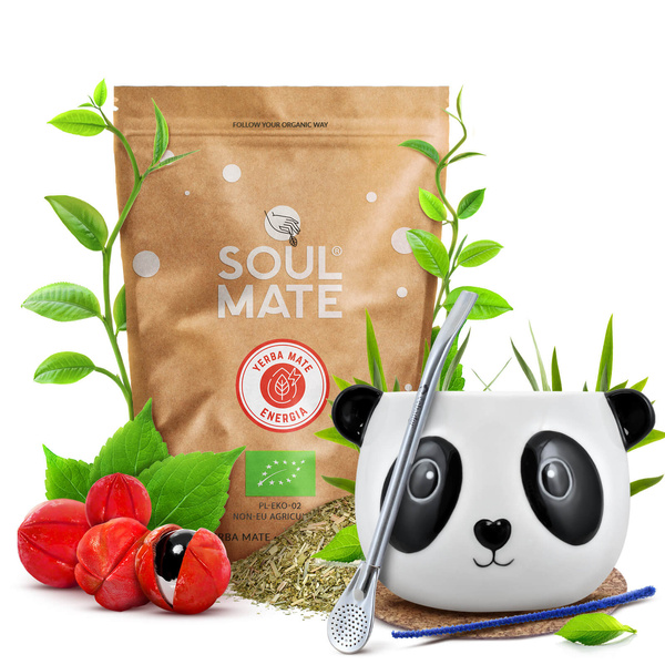 Mate Tee Set Soul Mate Energia 500g Kalebasse + Bombilla