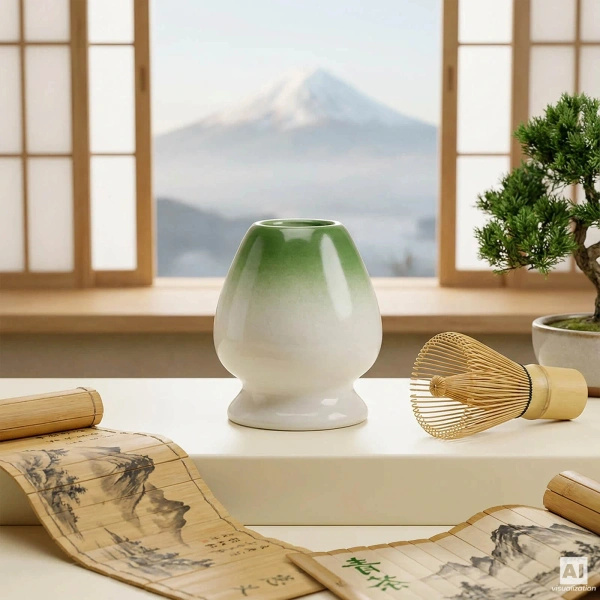 Geschenkset zur Zubereitung von White Matcha