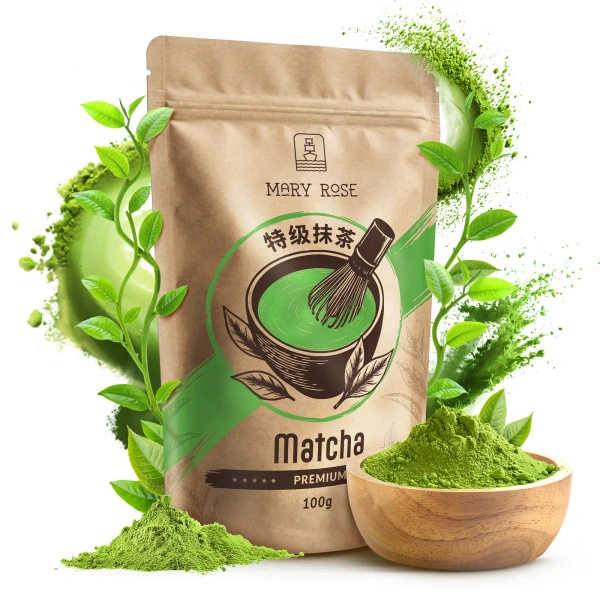 Geschenkset für bunten Matcha Latte: Matcha + White Matcha + Zubehör