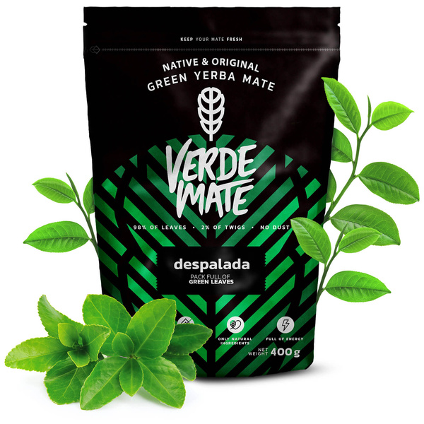 Mate Tee Set Verde Mate 400g 0,4kg Kalebasse + Bombilla