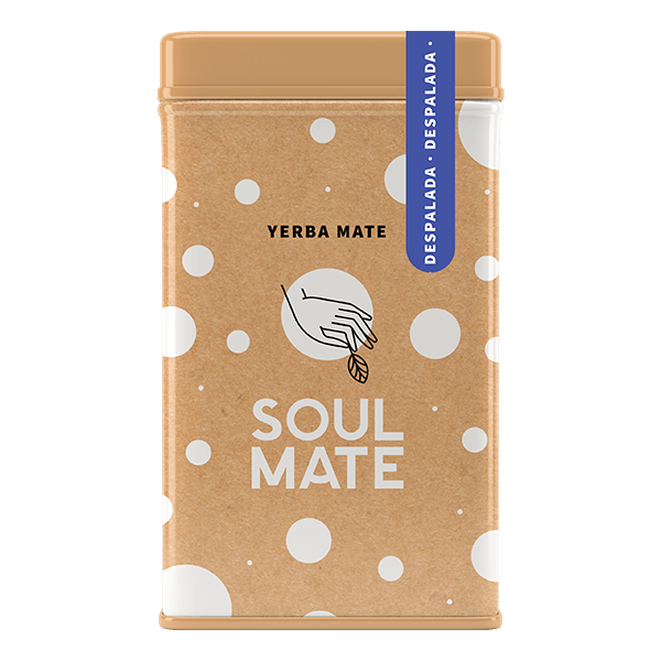 Yerbera – Metalldose + Soul Mate Orgánica Despalada 0,5 kg