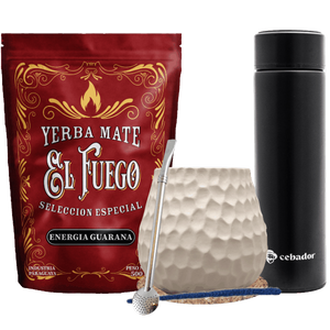Mate Tee Set El Fuego Energia 500g Thermosflasche