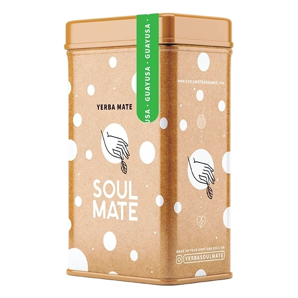 Yerbera – Metalldose + Soul Mate Orgánica Guayusa 0,5 kg