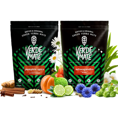 Verde Mate Mate Tee Set: Ashwagandha + Pumpkin Spice