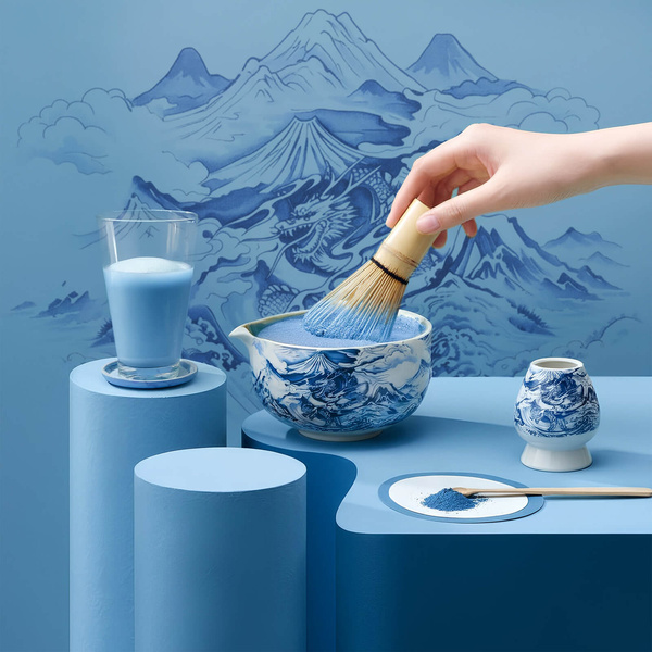 Matchawan – Keramisches Schälchen für Matcha mit Ausguss – Dragon