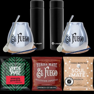 PREMIUM Thermoskanne yerba Mate Set für Paare