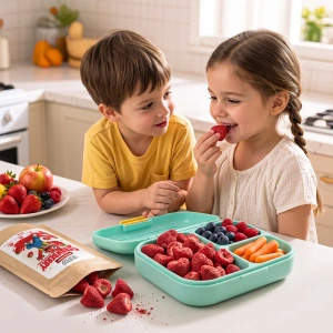 FiloLilo – Gefriergetrocknete ganze Erdbeeren 20 g