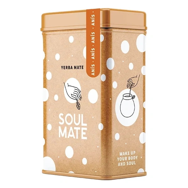Yerbera – Metalldose + Soul Mate Orgánica Anís 0,5 kg