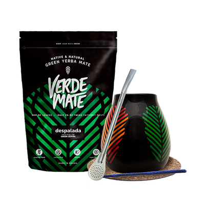 Starter Set Bombilla Mate Becher + Yerba Mate Verde