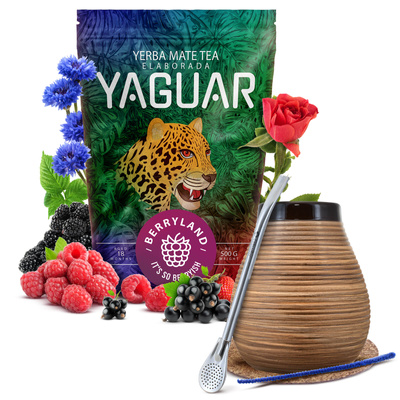 Yerba Mate Yaguar Berryland Starterset 500g