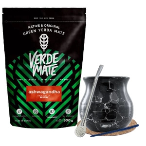 Komplettset für Yerba Mate, Matero, Bombilla