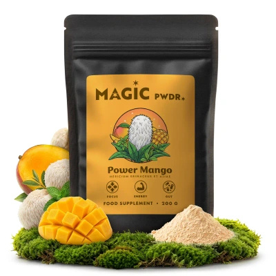 Magic Pwdr – Power Yerba & Mango – Focus & Gut Blend 200 g