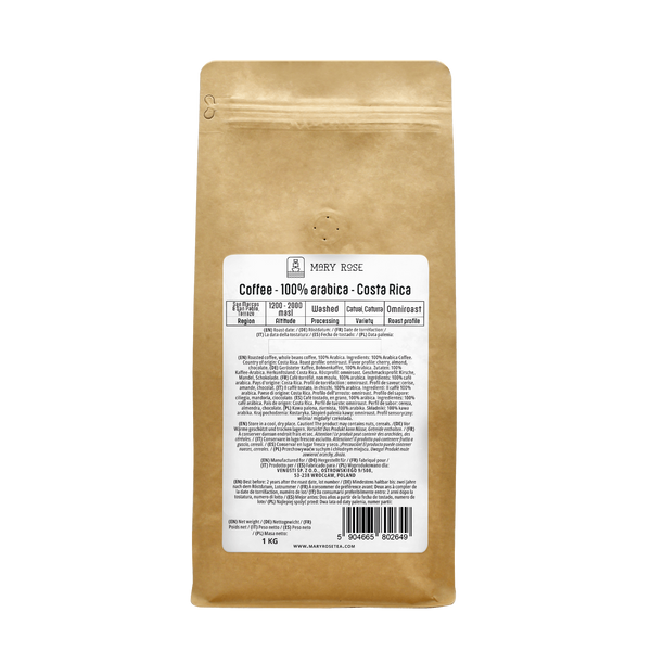 Mary Rose -  Bohnenkaffee Costa Rica San Rafael speciality 1 kg