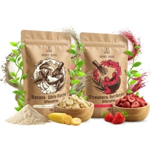 Set farbiger Matchas: Red Matcha + White Matcha