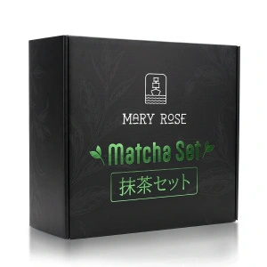Geschenkset: Japanischer Matcha in Zeremonialqualität + matchawan + Bambuszubehör