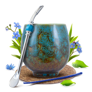 Starter Set Yerba Mate Kalebasse + Bombilla