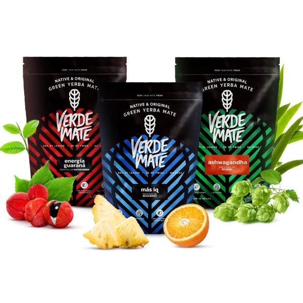 Mate Tee Verde Mate Frucht Set 3x500g