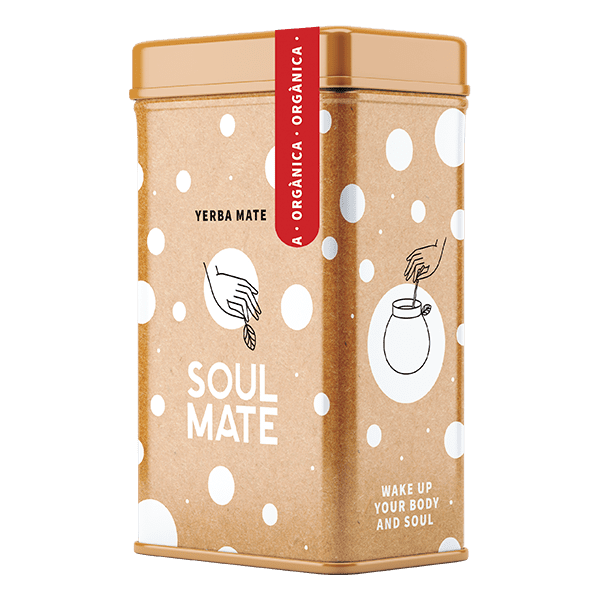 Yerbera – Metalldose + Soul Mate Orgánica Elaborada 0,5 kg