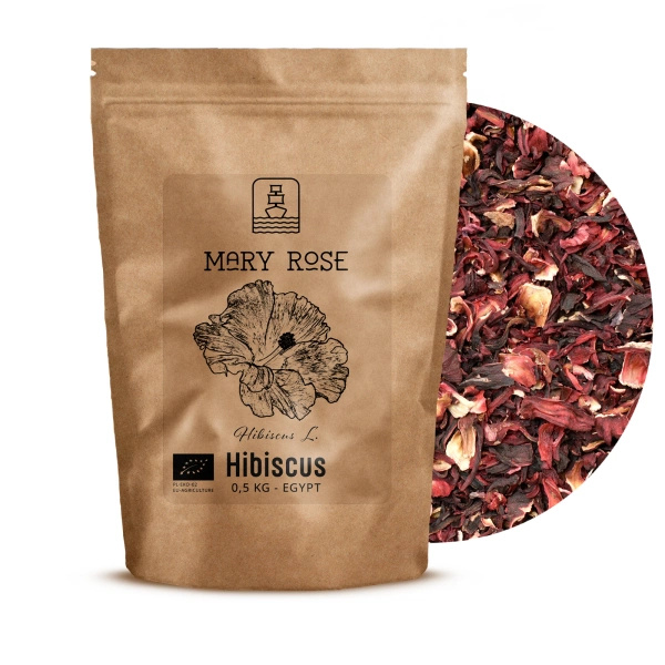 Mary Rose – Bio-Hibiskus –Sudan-Malve (Blütenblätter) 0,5 kg