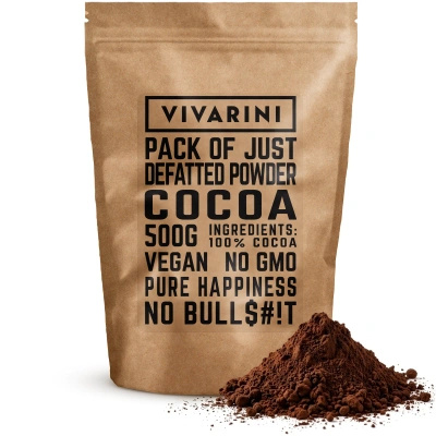Vivarini – Alkalisiertes Kakao dunkel (Pulver) 0,5 kg