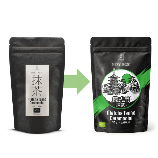 Geschenkset: Japanischer Matcha in Zeremonialqualität + matchawan + Bambuszubehör