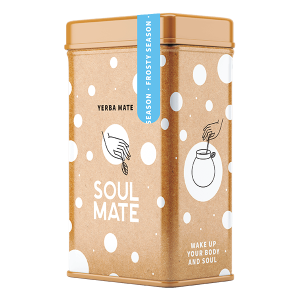 Yerbera – Metalldose + Soul Mate Orgánica Frosty Season 0,5 kg