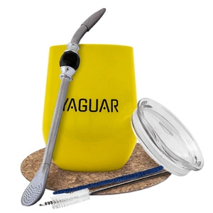 Yerba-Mate-Set TermoLid Kalebasse bombilla Yaguar