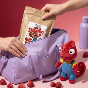 FiloLilo – Gefriergetrocknete ganze Erdbeeren 100 g