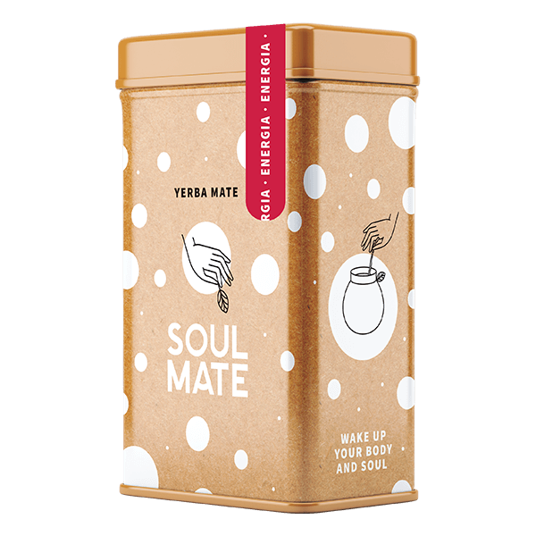 Yerbera – Metalldose + Soul Mate Orgánica Energia 0,5 kg