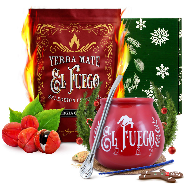 Geschenkset Mate Tee El Fuego Energia 0,5kg