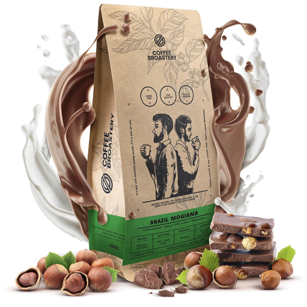 Bro Coffee Roastery Geschenkset: 3× brasilianischer Kaffee + Becher