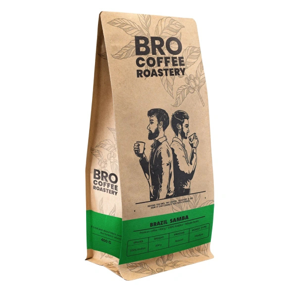 Bro Coffee Roastery – Bohnenkaffee Brazil Samba Premium 400 g
