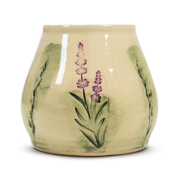 Keramische Mate Becher Flora Pink 300 ml – Crater-Serie