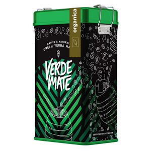Yerbera – Metalldose + Verde Mate Green Organica 0,5 kg