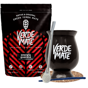 Starter Set Bombilla Mate Becher + Yerba Mate Verde