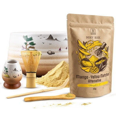 Set zur Zubereitung von Yellow Matcha